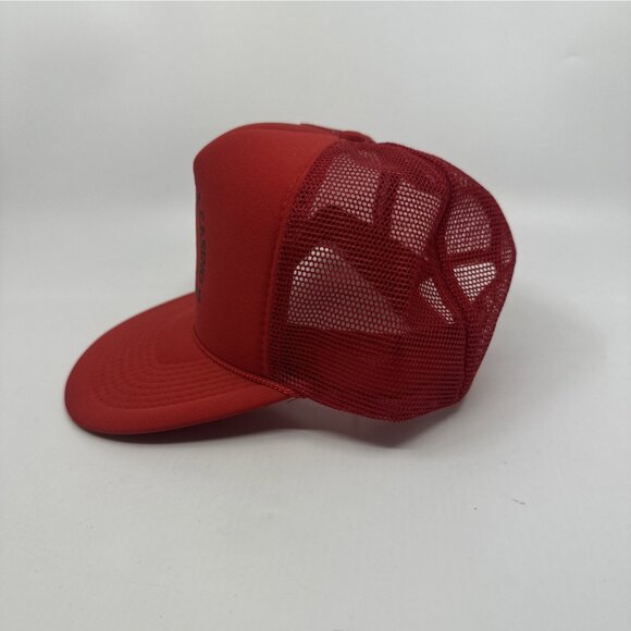 Vintage Riviera Hotel & Casino Las Vegas Trucker Hat Red Foam Mesh Snapback Cap - Picture 2 of 13